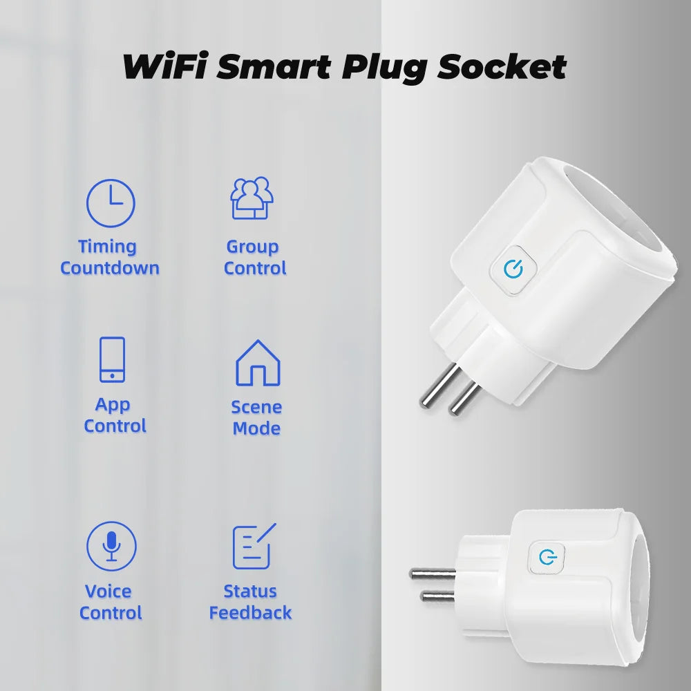 Slimme WiFi Stekker - Bedien apparaten op afstand & bespaar energie